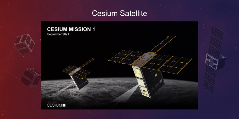 Cesium Satellite Satellites Nanosats Database